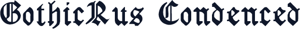 GothicRus Condenced