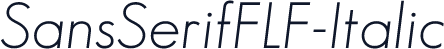 SansSerifFLF-Italic