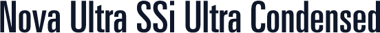 Nova Ultra SSi Ultra Condensed