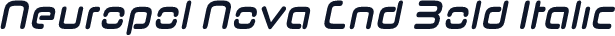 Neuropol Nova Cnd Bold Italic