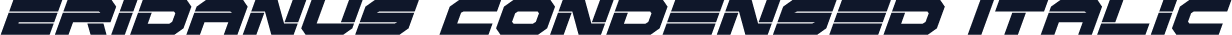 Eridanus Condensed Italic