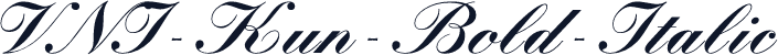 VNI-Kun-Bold-Italic