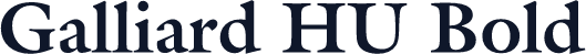 Galliard HU Bold