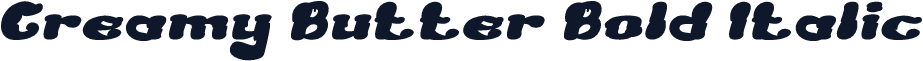 Creamy Butter Bold Italic