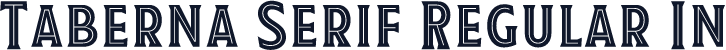 Taberna Serif Regular In
