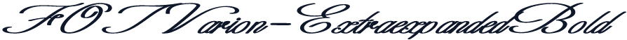 FOTVarion-ExtraexpandedBold