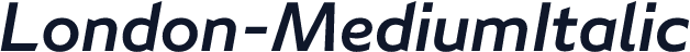 London-MediumItalic