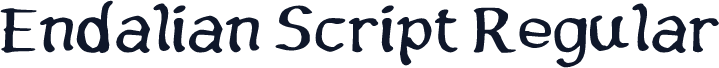 Endalian Script Regular