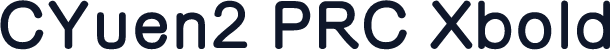 CYuen2 PRC Xbold