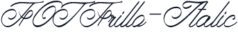 FOTFrillo-Italic