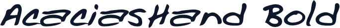 AcaciasHand Bold