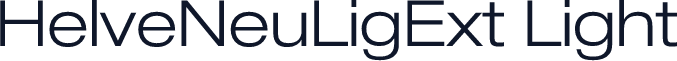 HelveNeuLigExt Light