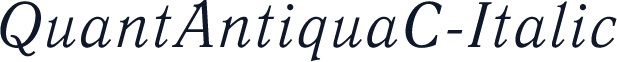 QuantAntiquaC-Italic