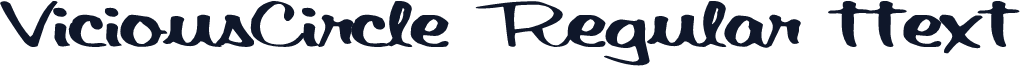 ViciousCircle Regular ttext