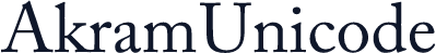 Akram Unicode