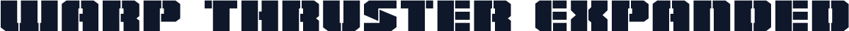 Warp Thruster Expanded