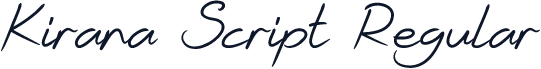 Kirana Script Regular