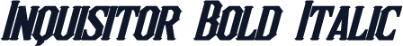 Inquisitor Bold Italic