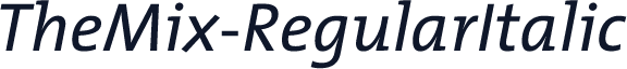 TheMix-RegularItalic