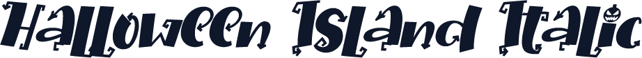 Halloween Island Italic