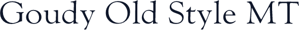 Goudy Old Style MT