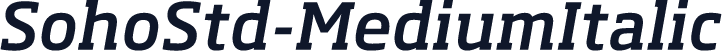 SohoStd-MediumItalic