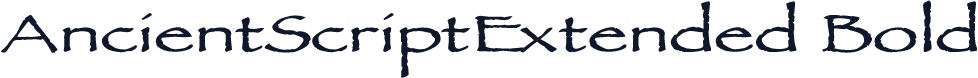 AncientScriptExtended Bold