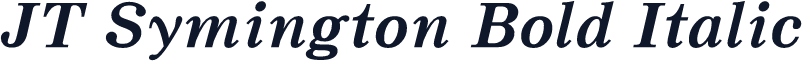 JT Symington Bold Italic