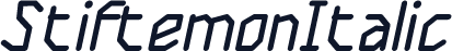StiftemonItalic