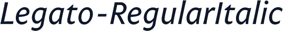 Legato-RegularItalic