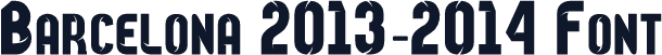 Barcelona 2013-2014 Font