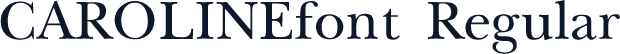 CAROLINEfont Regular