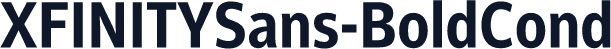 XFINITYSans-BoldCond