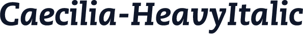 Caecilia-HeavyItalic