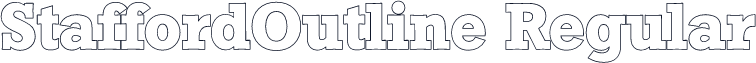 StaffordOutline Regular