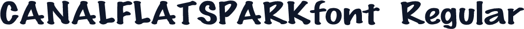 CANALFLATSPARKfont Regular