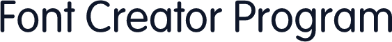 Font Creator Program