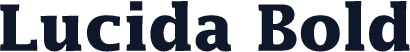 Lucida Bold