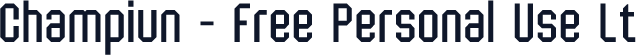 Champiun - Free Personal Use Lt