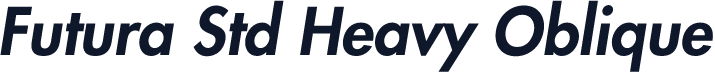 Futura Std Heavy Oblique
