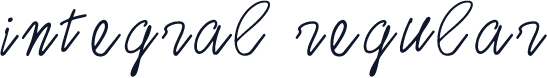 Integral Regular