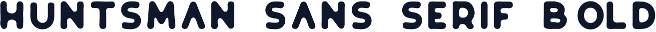 Huntsman Sans Serif Bold