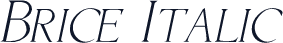 Brice Italic