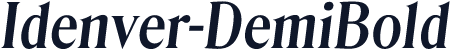 Idenver-DemiBold