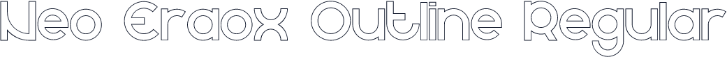 Neo Eraox Outline Regular