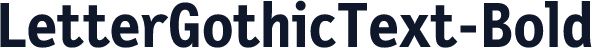 LetterGothicText-Bold