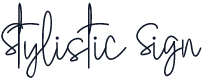 Stylistic Sign