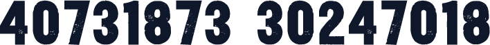 Yardbird Numerals