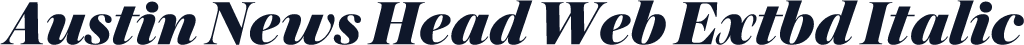 Austin News Head Web Extbd Italic