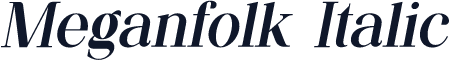 Meganfolk Italic